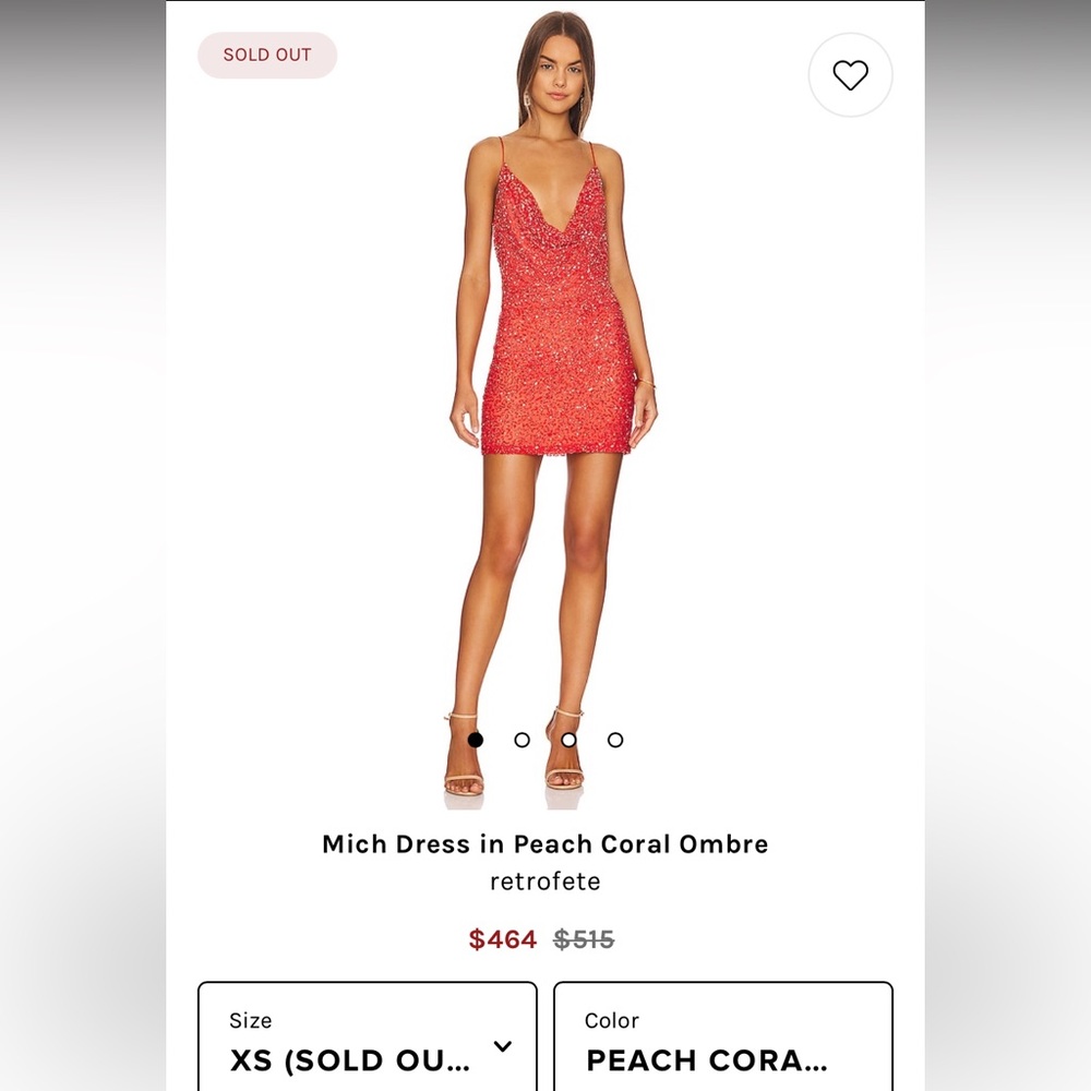 Retrofete sequin mini dress